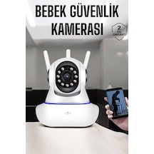 Wifi Kamera Ev Kamerası Gece Görüşlü Kablosuz Bebek Izleme Kamerası - Lisinya
