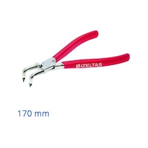 Izeltaş Iç Segman Pense Yaysiz Eğri 170 Mm