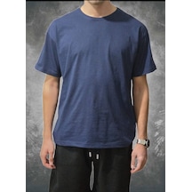 Yazlık T-shirt Yeni Sezon Koyu Mavi