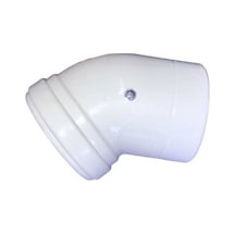 Protherm Uyumlu Hermetik Şofben 45° Açık Dirsek Logolu