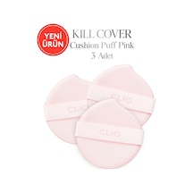 Damla Şekilli, Detaylı Uygulama Sunan Sünger Puf Clıo Kill Cover Cushion Puff Pink 3adet 17061440
