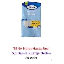 Tena Külot Hasta Bezi Normal 5,5 Damla Xlarge Beden - 30 Adet XL
