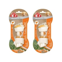 8in1 Delights Bones Tavuklu Düğümlü Köpek Ödül Kemiği 35gr S X 2 Adet