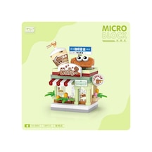 3 Adet Loz Mikro Block Kahve Dükkanı 120 Parça Lz-8602