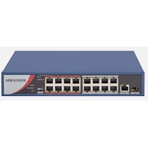 Ds-3e0318p-e/m 16fex1ge+1ge/sfp 130w Poe Switch