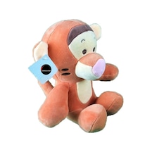 Sevimli Aslan Peluş Uyku Arkadaşım 25 Cm Organic Kumaş Kahverengi