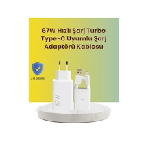 67w Hızlı Şarj Adaptörü Ve Veri Aktarım Özellikli Type-c Kablo Seti Krgltgsseq1uscf706e