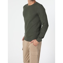 Colin's Regular Fit Haki Erkek Kazak cl1046786_Q1.V2_KHA