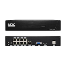 Inox X518p Hieasy 10 Kanal 4k Nvr Kayıt Cihazı - 8 Poe Port