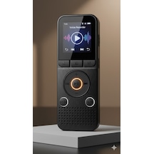 KB-65 Mp3 Çalar Ses Kayıt Cihazı 32GB 400 Saat kayıt PİLLE ÇALIŞIR 8x3x1cm