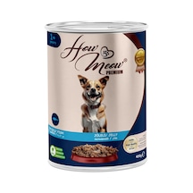 How Meow 12 Adet Pate Yetişkin Köpek Yaş Maması Balıklı - 400 Gr