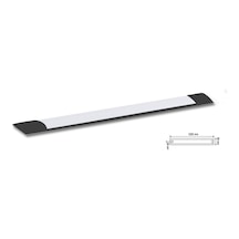 36w Siyah Led Bant Armatür 3200k Sarı Işık 2 Adet Genel