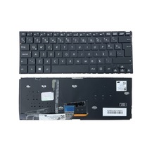 Asus İle Uyumlu Zenbook Flip Ux360uak-dq264t Notebook Klavye Işıklı Siyah Tr