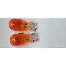 Motosiklet Sinyal Ampulü T15 12v 10w Dipsiz Sarı Ampul 2 Adet ,1