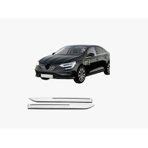 Renault Megane 4 2021-2025 Krom Yan Çamurluk Sinyal Kromu 2 Parça Paslanmaz Çelik Megane 5