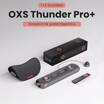 Oxs Thunder Pro+ Gaming Soundbar, Kablosuz Yastık Hoparlör, 7.1.2 Dolby Atmos HDMI eARC, 3D Ses, 180W