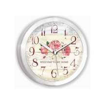 Alüminyum Çerçeveli Buzdolabı Mıknatıslı Ve Duvara Asılabilensaat Retro