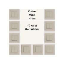 Ovivo Mina Krem 10 Adet Komütatör