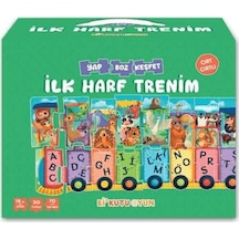 İlk Harf Trenim - Cırt Cırtlı Yapboz Ve Kitap Seti
