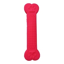 Plastik Kemik Dikenli Yassı Küçük 14 Cm Pembe