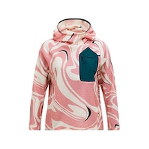 Peak Performance Freelight Aop Polartec Alpha Hood Women Kadın Günlük Sweatshirt G81131010 Renkli Çok Renkli