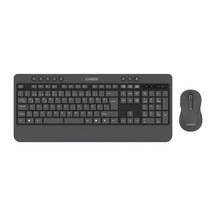 Everest Km-6585 Dual Gri-siyah Kablosuz Çift Space Tuşlu Q Klavye + Mouse Set Lazer