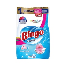4 Adet Bingo Premium Toz Çamaşır Deterjanı Renkliler 7+1 Kg