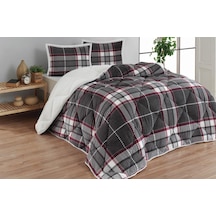 Merinos Comforter Yorgan Set 220x240 Anna Gri Renkli Diğer