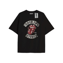 Adrift Kod Presss Unisex Siyah 1978 The Rolling Stones T-shirt 117461tt Siyah