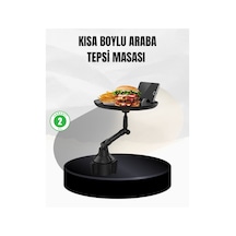 Universal Araç İçi Bardaklık Tepsisi 9 İnç Yemek Alanı Ve Telefon Standlı Akıllı Saat