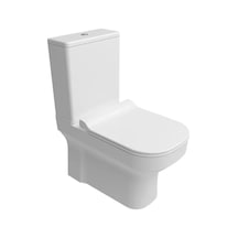 Kale Loft Kanalsız Duvara Sıfır Klozet + Ultra Slim Yavaş Kapanan Klozet Kapağı + Rezervuar + 3/6 İç Takım Beyaz