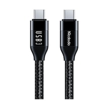 Mcdodo Ca-7132 Typec Typec Usb 3 100w Data Şarj Kablosu 1.2m - Siyah