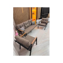 Bella 3+1+1 , Balkon, Bahçe - Cafe , Teras , Metal Kanepe Koltuk Takımı ,çay Seti
