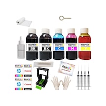 Canon Mp220 Mp450 Mp460 Kartuş Dolum Seti 5 Li Set 5x100ml Pg 40 Cl 41 Mürekkep