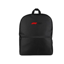 F1 Audi Logo Siyah Sırt Çantası