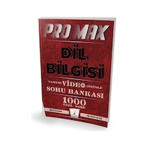 Promax Dil Bilgisi Tamamı Video Çözümlü Soru Bankası / Rüştü B...