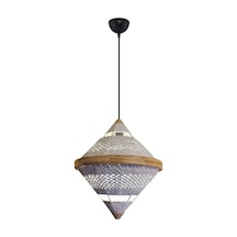 Özcan Aydınlatma 4461-22-01 Tekli Sarkıt 20 X 30 Cm Beyaz