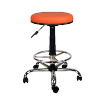 Bürocci Metal Ayaklı Yüksek Tabure-Turuncu-2999T0123