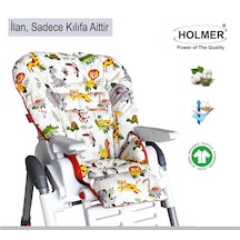 Holmer Mama Sandalyesi Minderi & Kılıfı - Leke Tutmaz - Doğal - Max-t - Turuncu