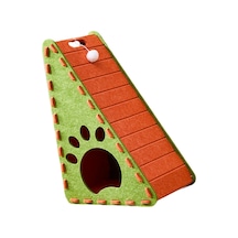 Homyl Kedi Tırmalama Pedi Keçe Ayaklı Tahtası Kapalı Kediler