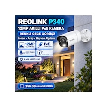 P340 12mp Akıllı Poe Güvenlik Kamerası