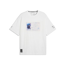 Puma Bmw Mms Lifestyle Tee Erkek Günlük Tişört 63542602 Beyaz Beyaz