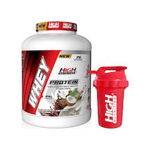Whey Protein 2280 Gr Çikolata Hindistan Cevizi Aromalı Protein Tozu 24 Gram Protein 76 Servis Shaker Hediye