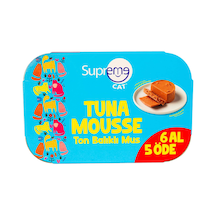 Supreme Cat Ton Balıklı Püre 85gr 6 Al 5 Öde Kedi Islak Mama 103 Ivory