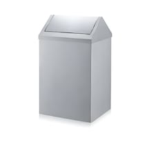 7 Lt Sallanır Kapak Çöp Kovası Paslanmaz