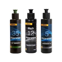 Mirka 35 Kalın Pasta 12 Siyah İnce 5 Hare  Set 250 Ml