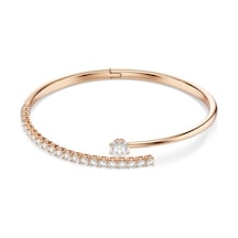 5763819 Swarovski Bilezik Matrıx:bangle Open Whıte/ros M Metalik