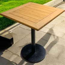 Cafe Masa Bambu Ahşap Yemek Masası Bambu