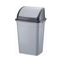 Sallanır Kapak Çöp Kovası 9 Lt Gri - 929474810 Gri