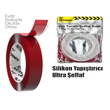 18mm*4m Çift Taraflı Silikon Bant